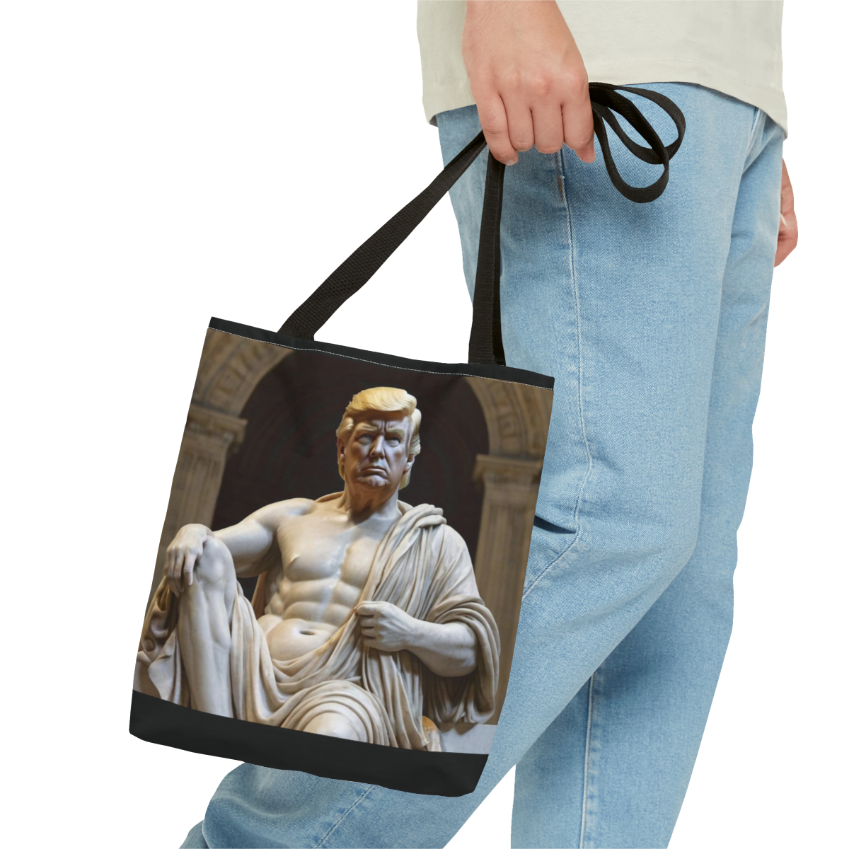 EXCLUSIVE Roman Statue Trump Tote Bag