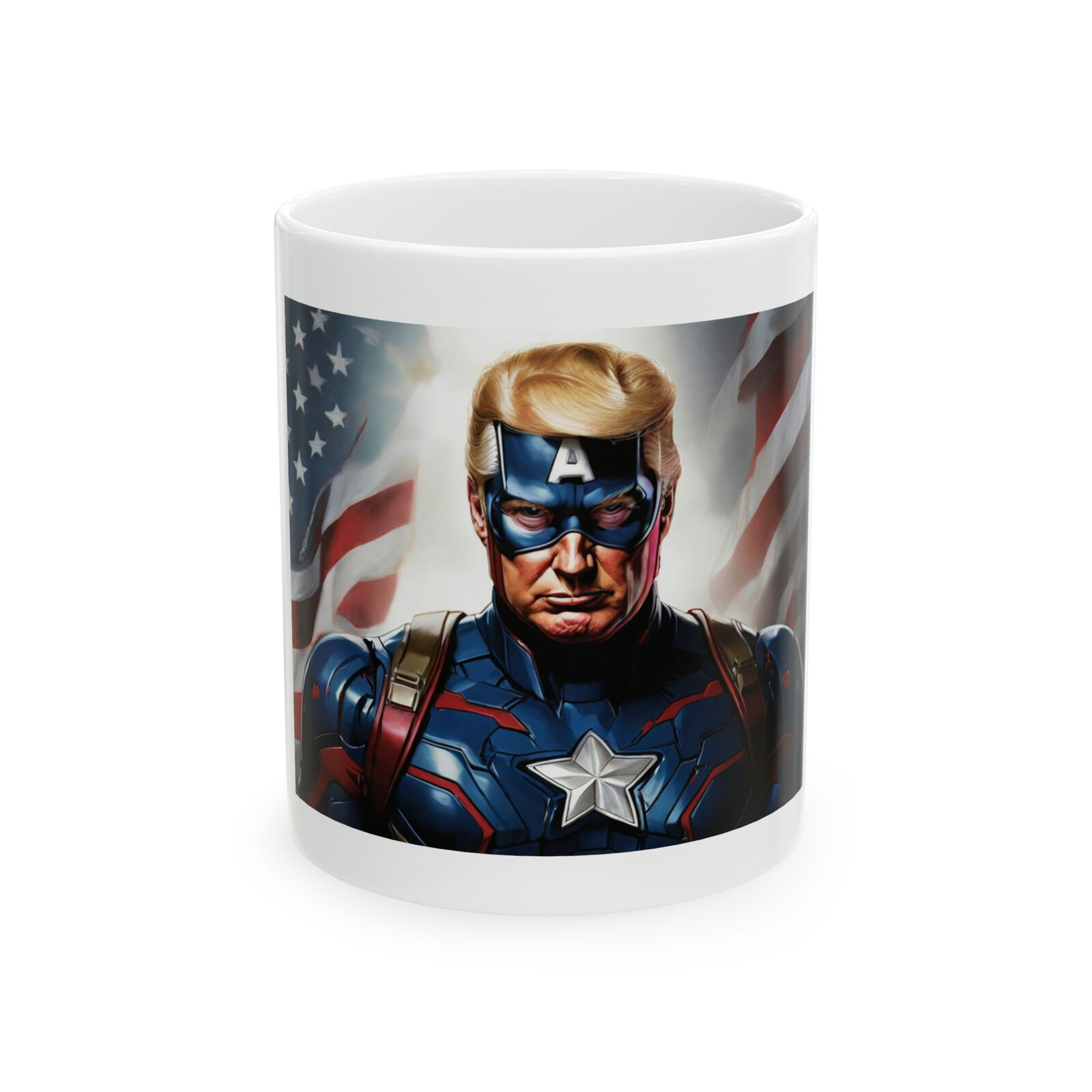 Captain Trump Coffee Mug Ceramic 11 oz Mug Election 2024