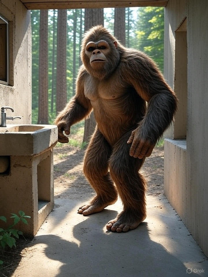 Democrats Introduce ‘Bathrooms for Bigfoots Bill,’ Demand Sasquatch-Only Stalls in All National Forests
