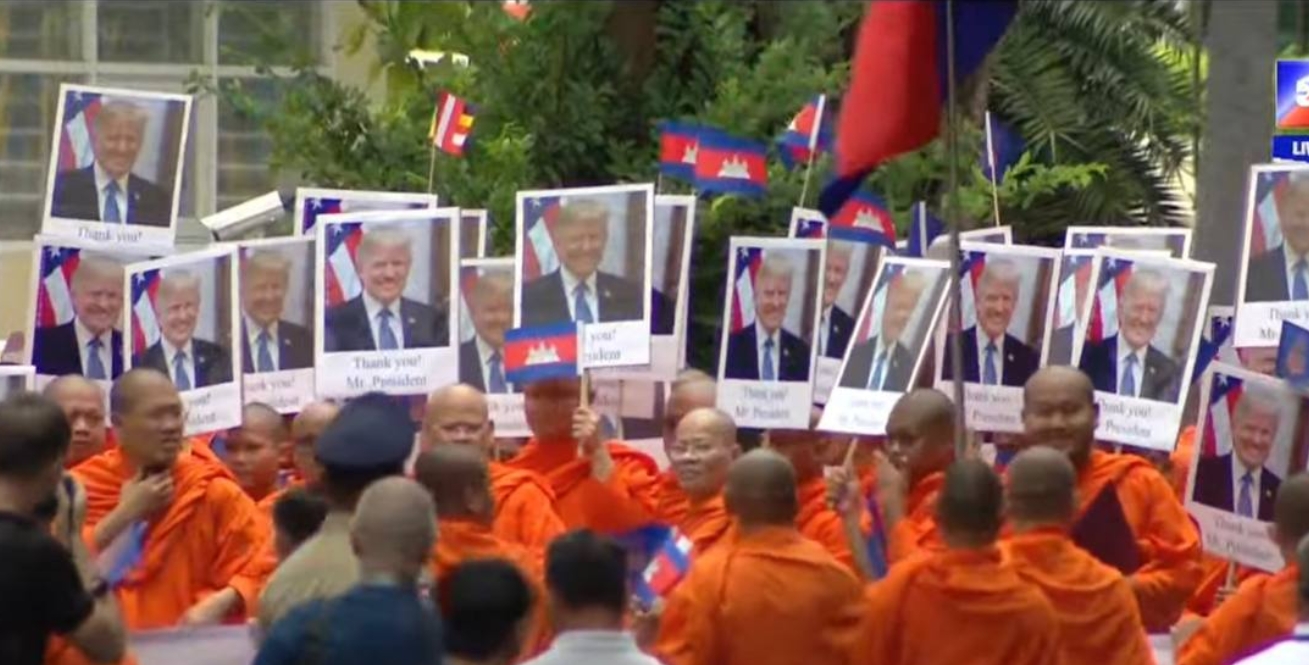 Cambodian Buddhist Monks Thank President Trump, Recommend Nobel Peace Prize